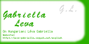 gabriella leva business card